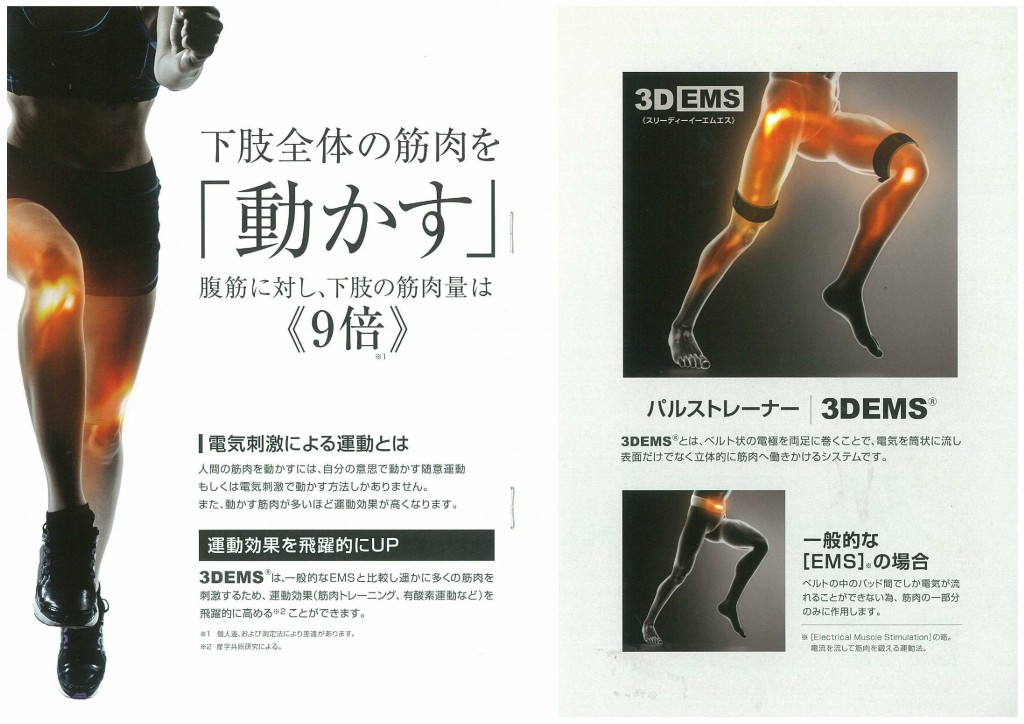 NHKBSプレミアム美と若さの新常識で、家庭用パルストレーナーの元、医療用筋肉運動機械が放送されました。